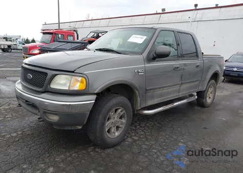 2002 Ford F-150 Lariat/Xlt from USA, damaged, VIN 1FTRW08L32KA10534